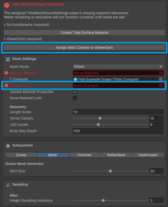 Tidal Quick Creation Window